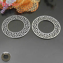 (21960)10PCS 49MM Antique Style Zinc Alloy Big Circle Pendants Diy Jewelry Findings Accessories Wholesale 2024 - buy cheap