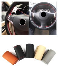 New car interior hand sewing steering wheel cover protection for 2024 - buy cheap