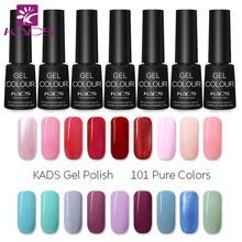 KADS 7ml Nail Gel Polish Soak Off LED UV Gel Nail Polish Nails Gel Lacquer Nail Art Gel Glue Top Base Coat Vernis semi permanent 2024 - buy cheap