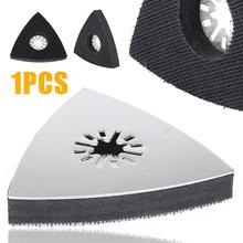 1pc 80mm Triangular Sanding Pad Durable Stainless Steel Polishing Disc Oscillating Multi Tool for Multimaster 2024 - buy cheap