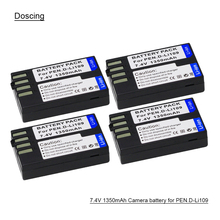 4Pcs 1350mAh D-Li109 D Li109 DLi109 Rechargeable Battery for Pentax K-R K-2 KR K2 KR K30 K50 K-30 K-50 K500 K-500 Camera Bateria 2024 - buy cheap