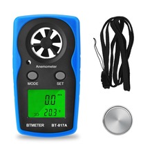 BTMETER BT-817A LCD Digital Wind Speed Meter Anemometer Wind Speed Meter -10~45ºC Temperature Tester Anemometro 2024 - buy cheap