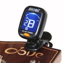 NEW Guitar Tuner Adjustable Anti-Interference LCD Clip-on Electronic Digital Guitar Chromatic Guitar Bass ukulele violin Tuner 2024 - buy cheap