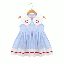 Cute Toddler Girls Dress Summer Sleeveless Cotton Striped A Line Dress Children Dresses Girls Clothes kids dresses for girls 2024 - buy cheap
