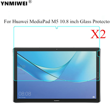 Protector de cristal para Huawei MediaPad M5, película protectora de 10,8 pulgadas, 9H, a prueba de explosiones, para Huawei M6 10,8, 3 uds. 2024 - compra barato