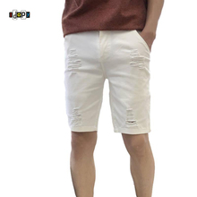 Idopy-pantalones cortos vaqueros para hombre, clásicos, rasgados, ajustados, desgastados, de talla grande 28-44 2024 - compra barato