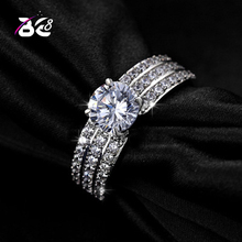 Be 8 nueva moda Venta caliente joyería anillos para mujer boda piedra señora Cristal de alta calidad CZ anillo anillos mujer R121 2024 - compra barato