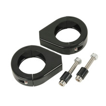 Soporte de señal de giro para motocicleta, horquilla de 39mm para rebobinado para Harley Sportster Dyna, Honda, Kawasaki, Suzuki, color negro/cromo 2024 - compra barato