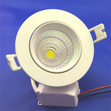 12pcs+Fast Shipping 15W LED COB Ceiling Downlights Ceiling Bulb Lamp 70mm hole size White Fixtue AC85-265V 2024 - buy cheap