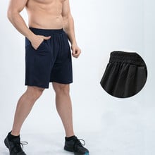 Men's shorts ice mesh summer fitness knickers breathable loose large size shorts men Quick-drying men's shorts 2024 - buy cheap