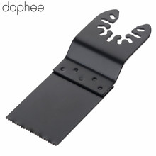 Dophee 40x32mm BIM multiherramienta oscilante E-Corte Bi-dientes de metal hoja de sierra para Dremel Bosch Multimaster herramienta de carpintería herramienta de poder 2024 - compra barato