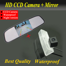 2 em 1 HD 4.3 " espelho Monitor + HD câmera CCD especial do carro rear view Camera backup para Toyota RAV4 2013/14 câmera / 2012 Prius 2024 - compre barato