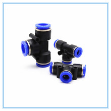 3 Way T shaped Tee Pneumatic 10mm 8mm 12mm 6mm 4mm 16mm OD Hose Tube Push In Air Gas Fitting Quick Fittings Connector Adapters 2022 - buy cheap