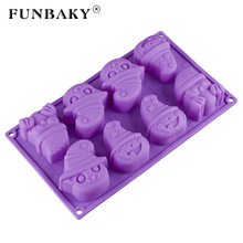 FUNBAKY 3D Хэллоуин мусс силиконовая форма для торта декоративная силиконовая посуда для выпечки инструменты для украшения форм 2024 - купить недорого