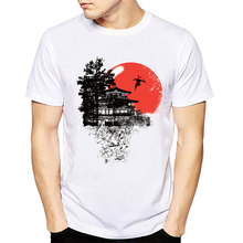 Camiseta masculina de verão 2019 estilo japonês pular e mosca japonesa estampa samurai 2024 - compre barato