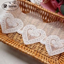 5yards/ Lot 11.5cm White Cotton Wire Embroidered Lace Fabric , DIY Handmade Lace Materials, Clothing Accessories Lace RS1201 2024 - buy cheap