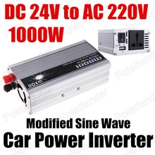 1000W USB port charger 24V DC to AC 220V modified sine wave car voltage transformer Auto Power Inverter Converter 2024 - buy cheap