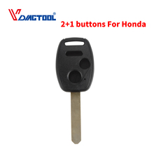VDIAGTOOL Replacement 2+1 3 Buttons Remote car Key Fob Case Shell cover no chip place for Honda Accord Jazz FRV Black 2024 - buy cheap