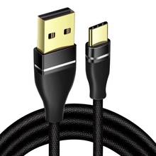 5 шт./лот 1 м 3 фута 2.1A Быстрая зарядка USB 3,1 USB-C Type C кабель для синхронизации данных зарядный кабель для Xiaomi 4C/Nokia N1/MacBook 2024 - купить недорого