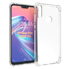 Capa tpu transparente anti-deslizamento à prova de choque flexível durável anti-arranhão capa macia para asus zenfone max pro (m2) zb631kl 2024 - compre barato