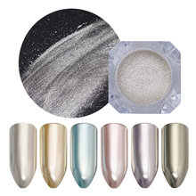 Champagne Nail Glitter Powder Mirror Shimmer Nail Chrome Pigment Dust  Nail Art Decorations Nail Powder 2024 - buy cheap