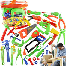 Baby Repair Tools Toy 34pcs/set Children Tools Plastic Fancy Party Costume Chainsaw Toy Kids Pretend Play Classic Toys Gift 2024 - buy cheap