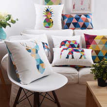 Wholesale Scandinavian-style Decorative Cushion double-sided colorful Cushions Home Decor Animals Sofa Cushion free shipping 2024 - buy cheap