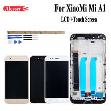 Alesser For XiaoMi Mi A1 LCD Display and Touch Screen +Frame Assembly Repair Parts 5.5'' Replacement Phone Accessory+Tools+Tapes 2024 - buy cheap