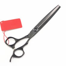 professional Japan 7.5 inch Reverse Teeth Pet dog grooming hair scissors Thinning Barber haircut shears Hairdressing Scissors 2024 - buy cheap