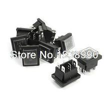 10Pcs Black 6 Pin DPDT On/Off/On Waterproof Rocker Switch AC 250V/16A 125V/20A 2024 - buy cheap