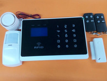 GSM сигнализация с rfid-картой и сенсорной клавиатурой на английском/французском/испанском языке на выбор 2024 - купить недорого