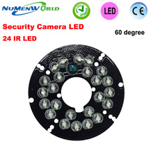 Free Shipping New 24pcs IR Leds board Infrared IR Board for Security camera CCTV dome Camera 60 Degrees cctv camera LED board 2024 - buy cheap