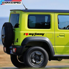 2pcs 55cm Sticker For Suzuki Jimny I love my Jimny Letters Vinyl Decal Car Body Door Side Decor Stickers 2024 - buy cheap