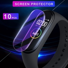 Tela protetora para smartband xiaomi mi band 4, pulseira inteligente não é de vidro temperado 2024 - compre barato