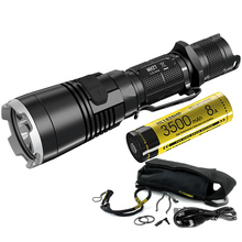 NITECORE-linterna táctica MH27, luz roja, azul, verde, XP-L, HI V3, LED max, haz de 1000 lúmenes, linterna recargable por USB de 462 metros 2024 - compra barato