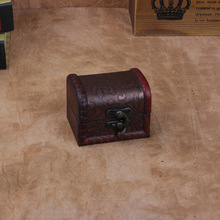 2 шт./лот деревянная коробка в античном стиле, шкатулка для украшений, коробки для хранения мелочей, настольный органайзер, сундук для сокровищ, Деревянный чехол для хранения, подарок 2024 - купить недорого