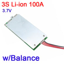 3S 100A 12V w/ Balance 18650 Li-ion Lithium battery Protection Board bms pcm mos 3.7V UPS inverter 2024 - buy cheap