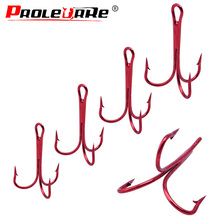 20pcs/lot fishing hooks High Carbon Steel Treble Hooks Fishing Tackle Fishhooks Super Sharp Barbed Hook Treble Fishing Hooks 2024 - buy cheap