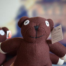 Трикотажный плюшевый мишка Mr Bean, плюшевый мишка, мягкая коричневая фигурка, забавный подарок на день рождения, плюшевая игрушка для детей 2024 - купить недорого