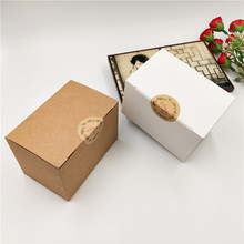 30 PCs caixa marrom kraft branco em branco DIY handmade soap/doces/cookies/caixa de jóias 9x6x6 cm 2024 - compre barato