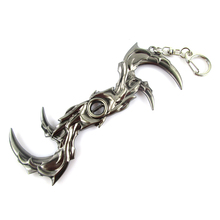 Bsarai LOL Glorious Executioner Draven Soul Reaper sword axe Model Key Chain Ring 2024 - buy cheap