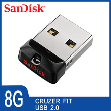 SanDisk 32GB 64GB mini PenDrive Cute 8GB USB Flash 2.0 Memory Thumb USB Stick Cruzer Fit CZ33 Memory Stick 16 GB for Car U Disk 2024 - buy cheap