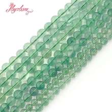 6,8,10mm Smooth Round Ball Green Fluorite Beads Natural Stone Beads For DIY Necklace Bracelets Jewelry Making 15" Free Shipping 2024 - buy cheap