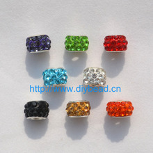 10PCS 8 Colors DIY Jewelry Accessory Austria Rhinestone Round Beads Big Hole 11MM Crystal Balls European Charm Bracelet Finding 2024 - buy cheap