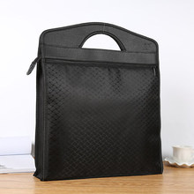 Vertical Design Women Mens Document Bag Business Briefcase Portable Paper Organizer File Bag Zipper Bag (Custom LOGO For 100pcs) 2024 - buy cheap