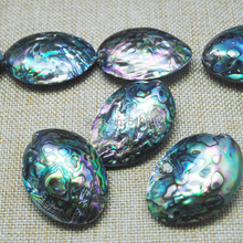 2 Pieces / Lot, Nature Abalone Shell Egg Middle Drilled Hole DIY beads Accessories Size 35-45mm for beach tourism selling 2024 - buy cheap