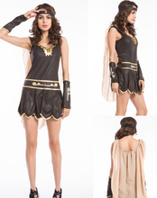 Womens Xena Princess Costume Hero Warrior Spartan Roman Greek HALLOWEEN Dress 2024 - buy cheap