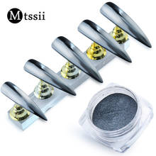 Mtssii Black Mirror Nail Art Powder 1g Glass Chrome Pigment Glitter Powder Shining Metallic Paillette DIY Manicure Accessories 2024 - buy cheap