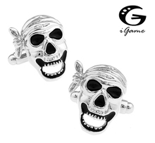Fashion Skeleton   2 Colours Option Vintage Skull Style Quality Copper Material   Cuff Links 2024 - buy cheap