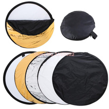camera 32" 80cm 5 in 1 New Portable Collapsible Light Round Photography / Photo Reflector for Studio d3100 d40 d90 d5100 2024 - buy cheap
